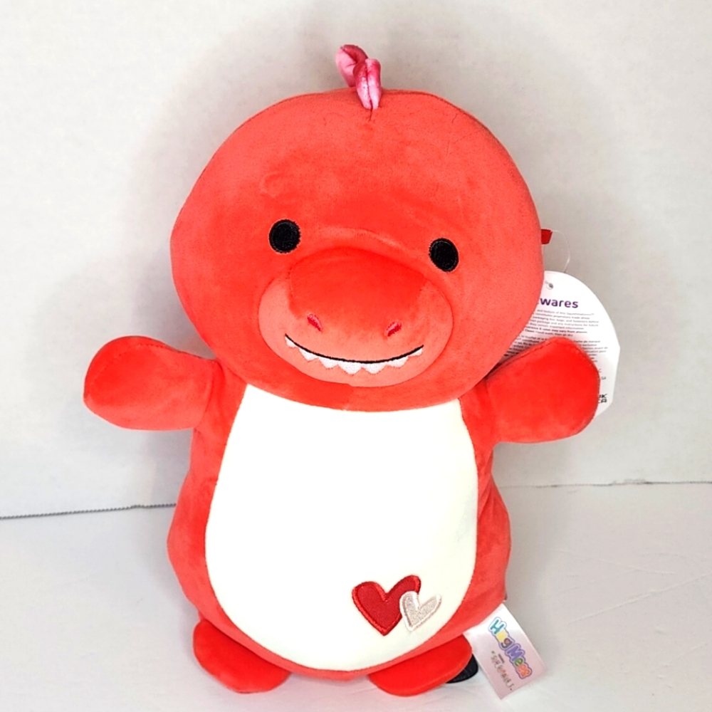 ❤️ DUSTER 🐉 Red Dragon HugMee Valentine 2024 Original Squishmallow ☆》NWT《